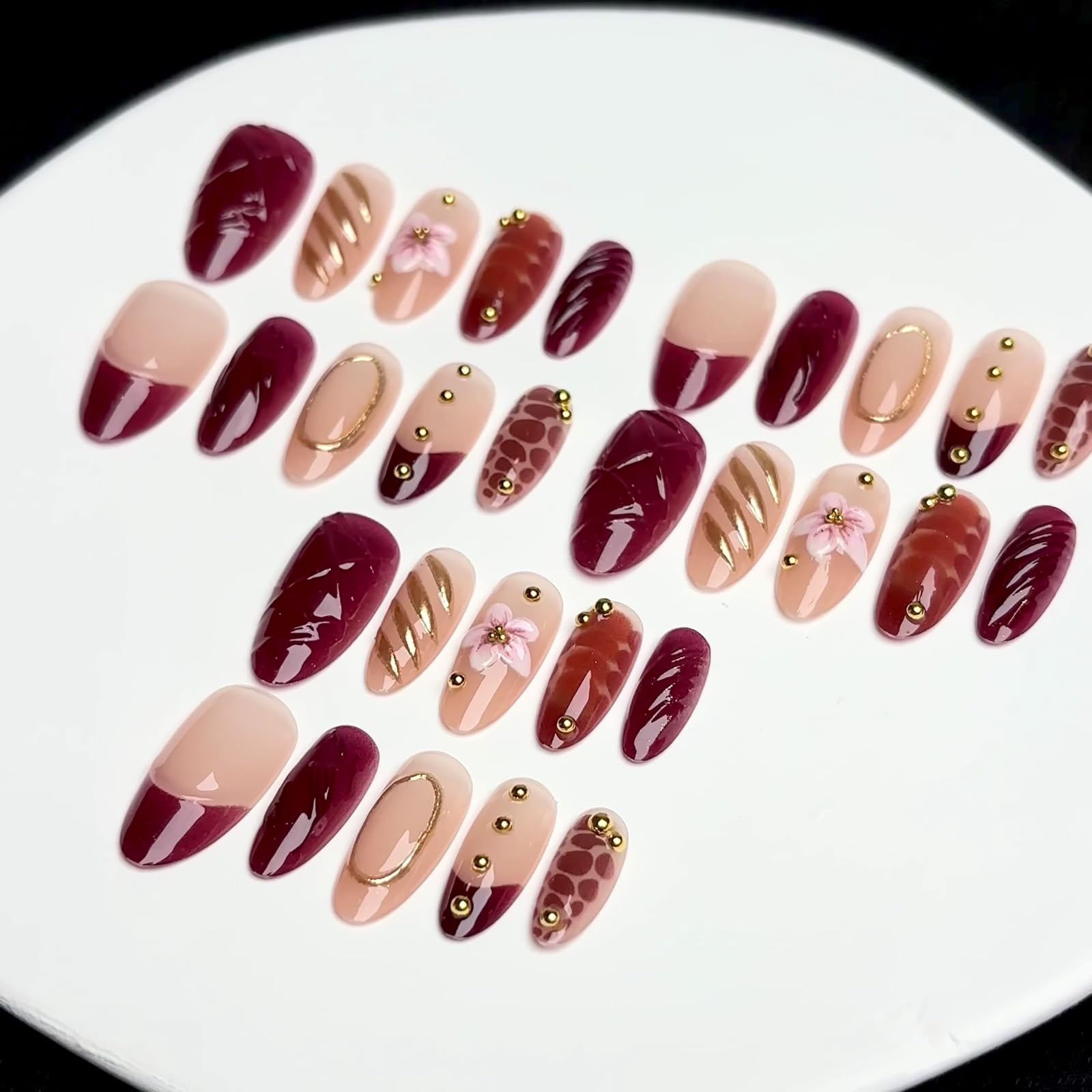 LFLSSTNM size comparison chart showing variety of nails for a precise fit