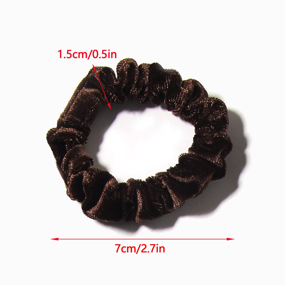 LFOUVRE scrunchie worn on wrist as accessory and quick on-the-go hair solution