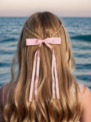 LFOUVRE half-up hairstyle lifestyle shot showing elegant everyday use