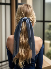 LFOUVRE detailed knotted bow accent adding volume and decorative flair