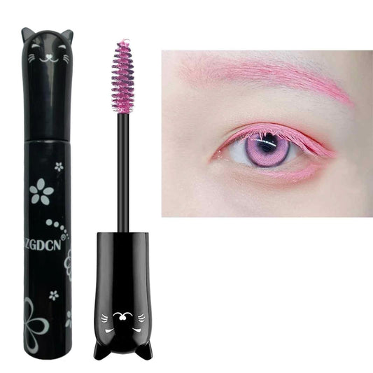 LGSZGDCN pink mascara tube front view showing vivid pigment and benefit