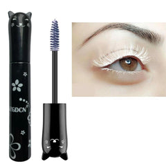 LGSZGDCN mascara in a stage makeup setup showing vivid white and colors benefit high-impact looks