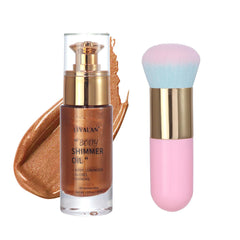 LIYALAN front bottle showing bronze-gold shimmer and compact travel size