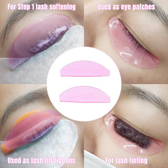 Libeauty shields adhered to eyelid during prep, improved comfort benefit