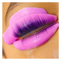 Liber Beauty front packaging showing violet reusable lash pads and rods, professional kit benefit