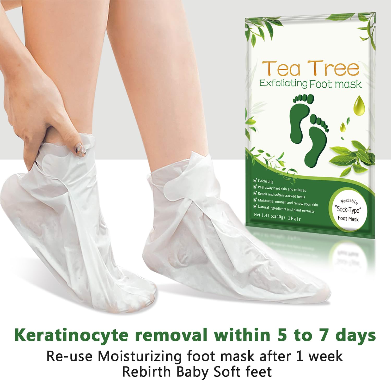 Liefiet after peel smooth feet showing softer skin benefit