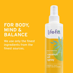 Life-Flo hair shine before and after use showing reduced frizz and shine benefit