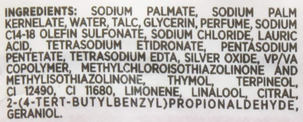 Lifebuoy packaging label detail showing product information for confident choice