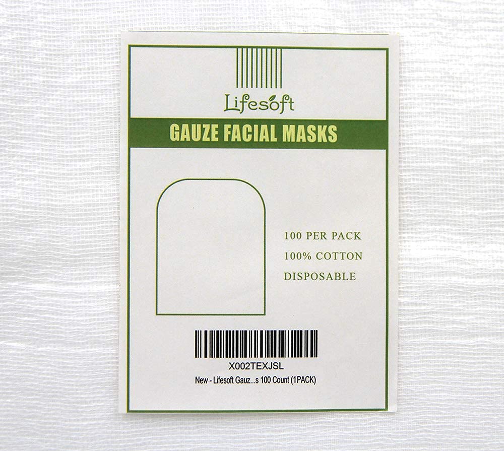 LIFESOFT product label close-up with measurements and material clarity benefit