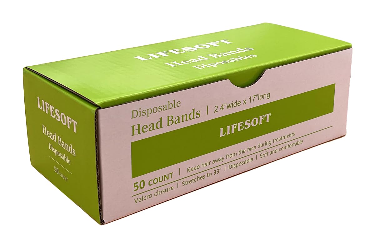 LIFESOFT headband in spa setting showing professional presentation