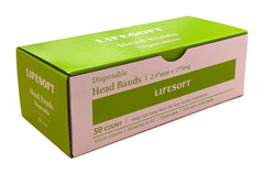 LIFESOFT headband in spa setting showing professional presentation