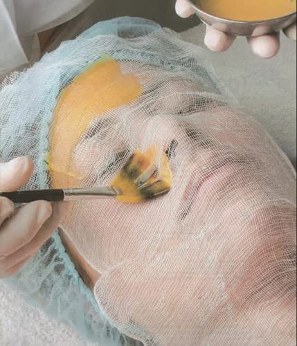 LIFESOFT gauze sheet applied on model during spa treatment for cleaner masks