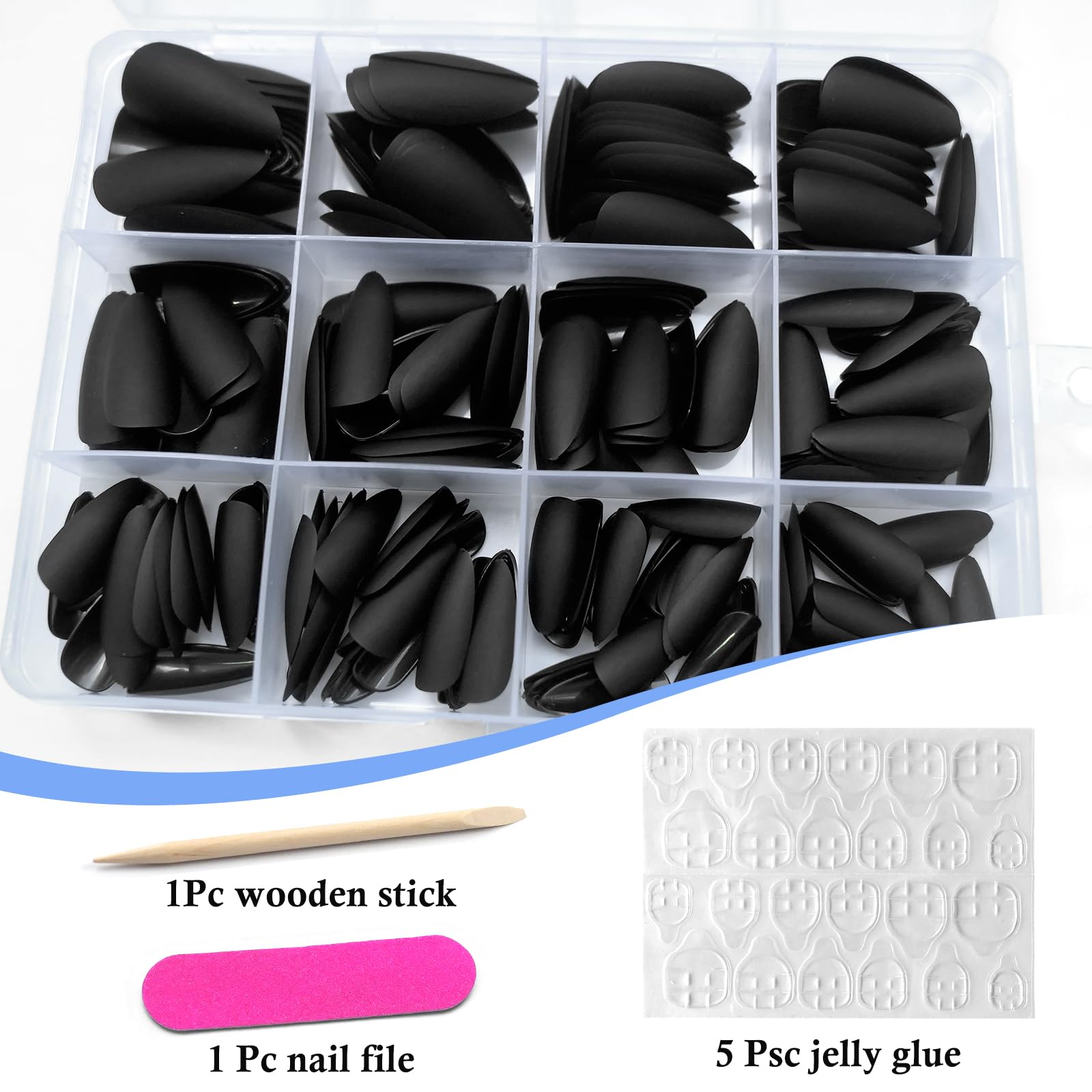 Lifextol adhesive tabs and tools arranged for easy at-home application