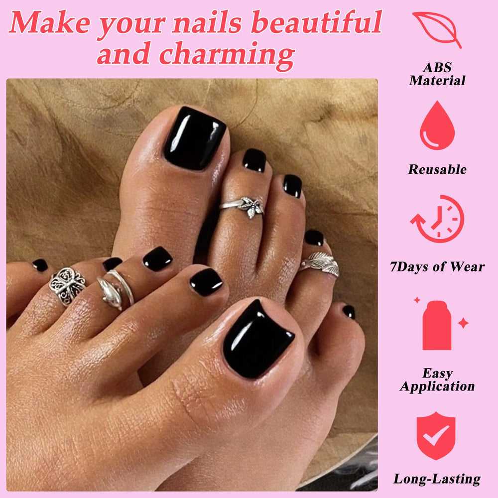Lifextol applied on toes in sandals demonstrating instant polished pedicure