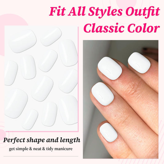 Lifextol close-up of glossy white nail tip highlighting smooth finish
