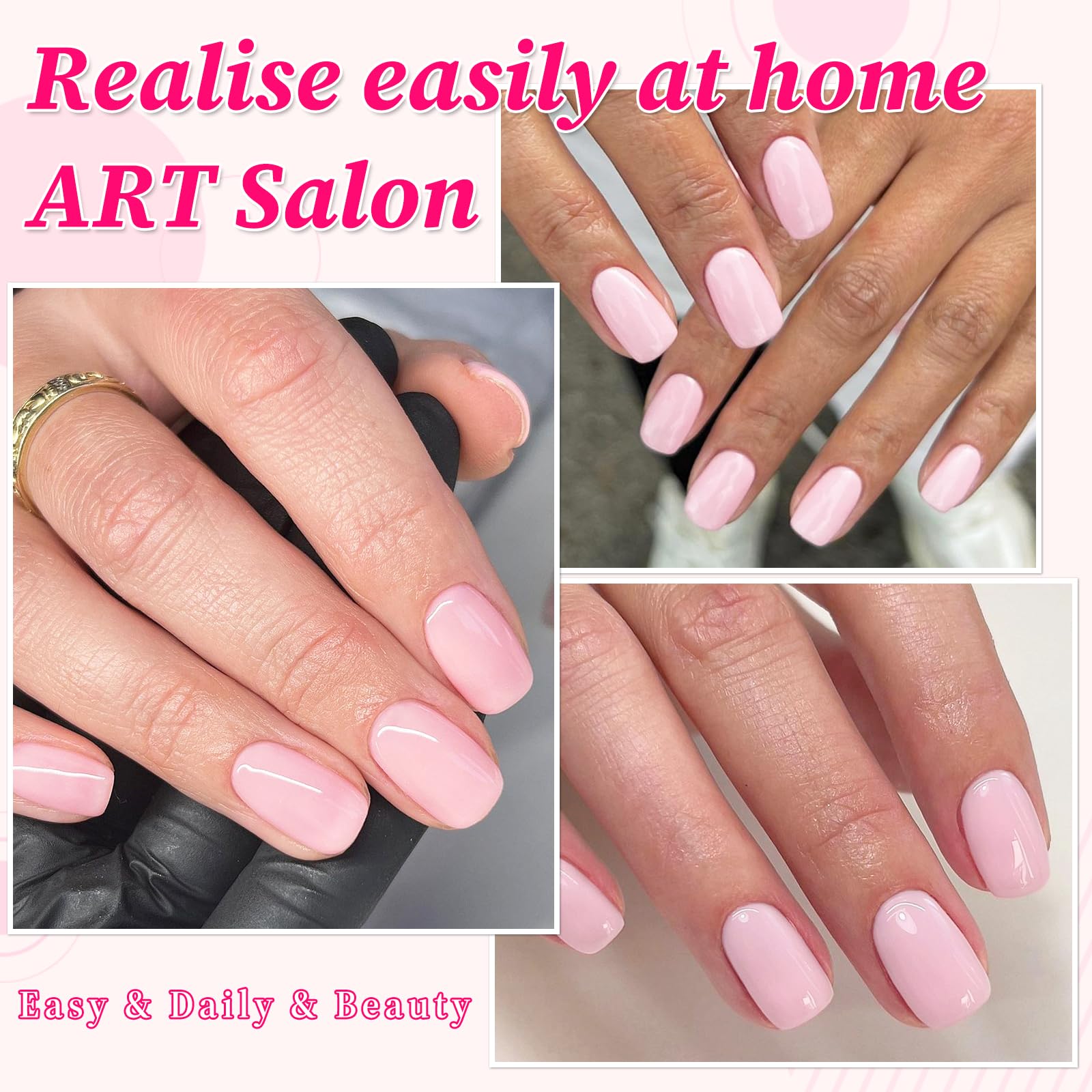 Lifextol worn on hands showing natural short-square look and easy application