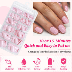 Lifextol kit layout with glue, adhesive tabs and file demonstrating included tools