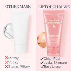 Liftouch bedside nighttime routine setting showing relaxation and skincare self-care