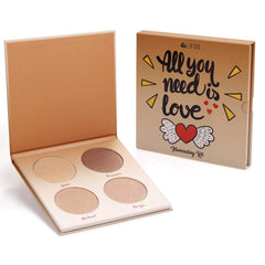 LIFUS Glow Kit tucked inside a travel makeup bag for portability