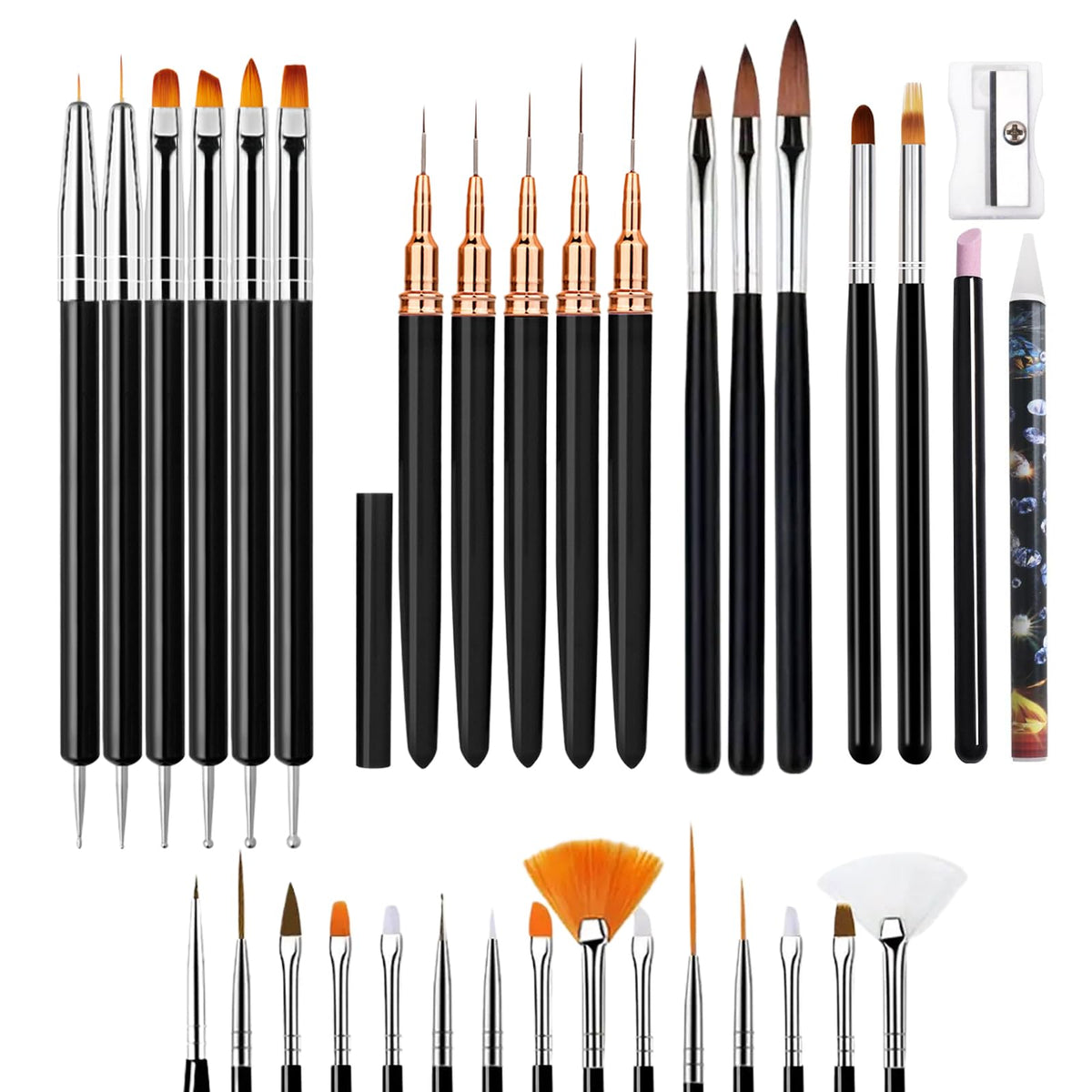 LIGHT RAIN front packaging showing full 34-piece kit and benefits
