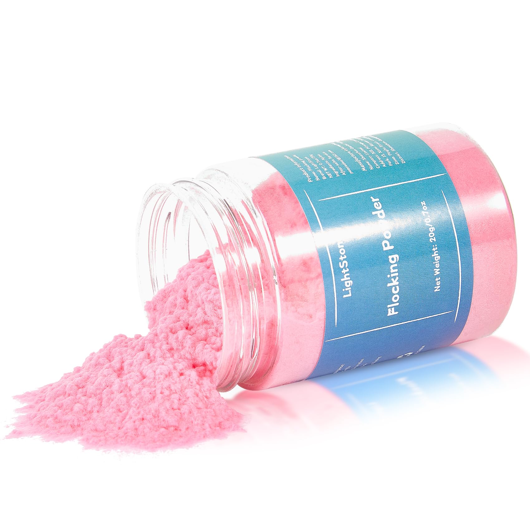LightStone pink jar front showing label and compact 20g size benefit