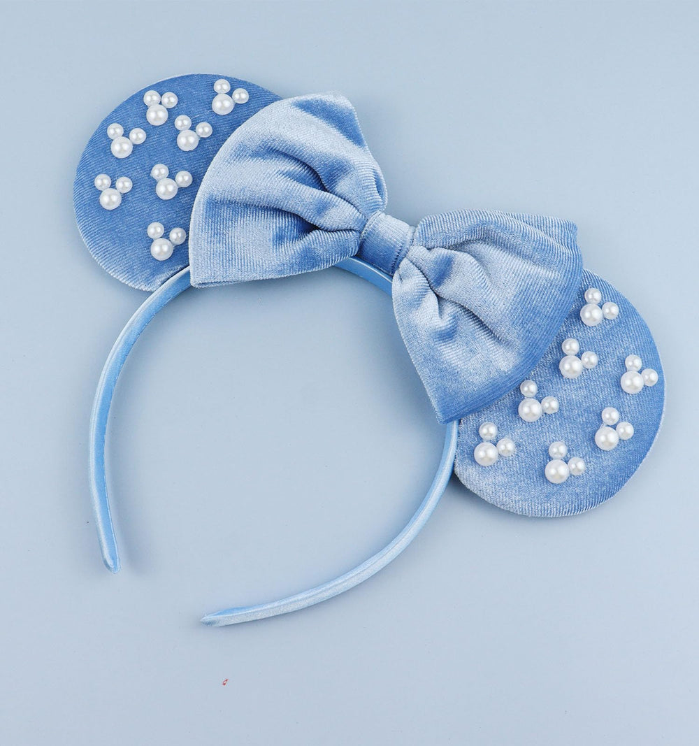 LIHELEI headband beside ruler showing dimensions and travel-friendly size