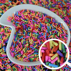 LIKETURE clear bag filled with mixed sprinkles displaying color variety and ready-to-use supply
