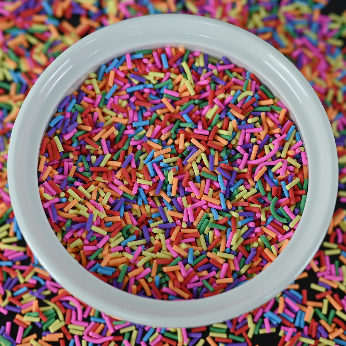 LIKETURE front packaging showing mixed-color sprinkles and clear resealable bag for easy storage