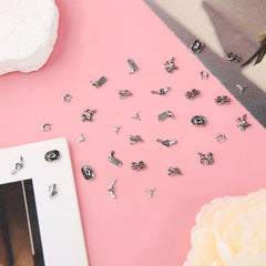 LIKEYO cowboy hat and boots charms arranged to show variety and styling inspiration benefit