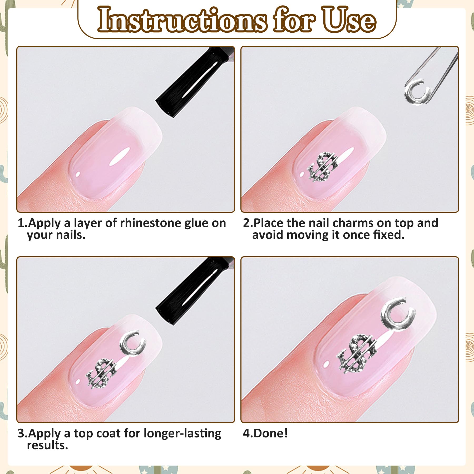 LIKEYO lifestyle image of party-ready western manicure showing impact and style benefit