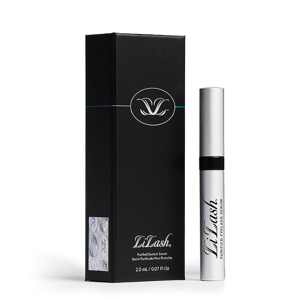 LiLash front packaging 2mL showing tube and box, benefit: clear product identity