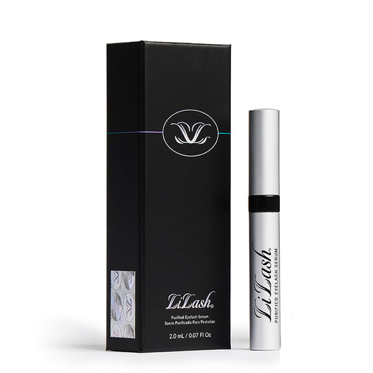 LiLash front packaging 2mL showing tube and box, benefit: clear product identity