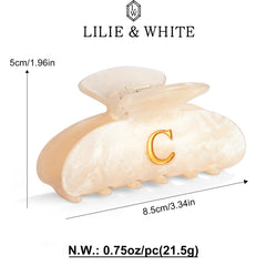 LILIE&WHITE clip in a styled flatlay with accessories, versatile fashion accent