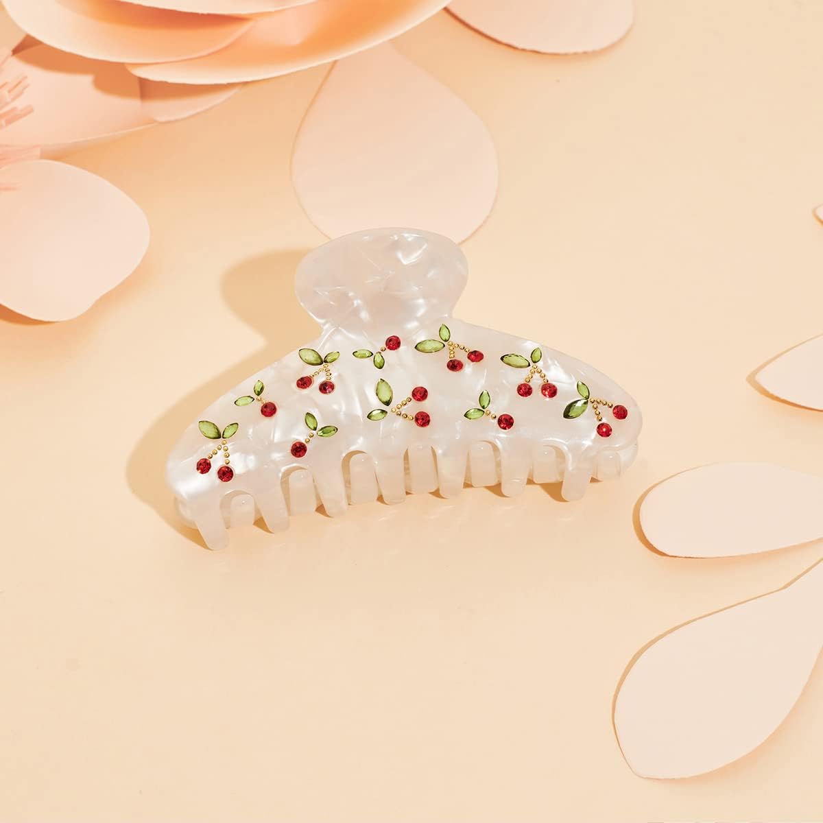 LILIE&WHITE in-hair updo styling showing clip adding color and firm hold