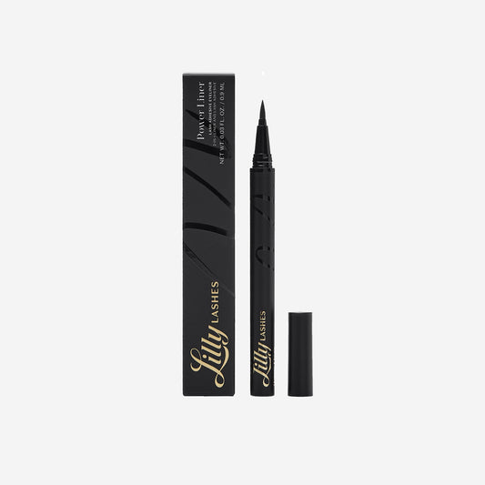 Lilly Lashes Power Liner front packaging showing product and branding, easy identification and benefit