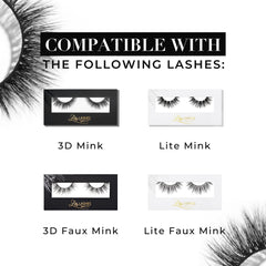 Lilly Lashes black liner stroke showing intense pigment and smooth texture for bold definition