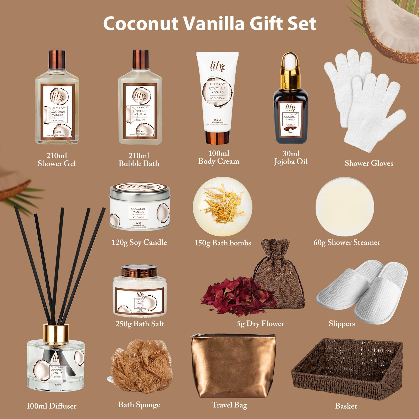 LILY ROY styled soy candle with reed diffuser creating relaxing fragrance ambiance