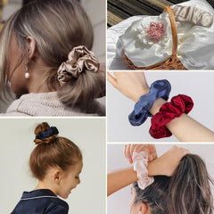 LilySilk hand touching silk surface highlighting softness and gentle care benefit