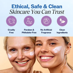 LilyAna Naturals two-pack flatlay indicating value and routine consistency