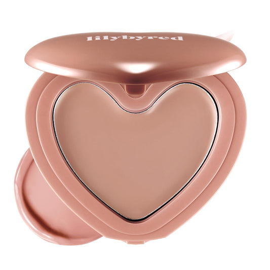 lilybyred heart-shaped packaging front view shows playful compact and easy use