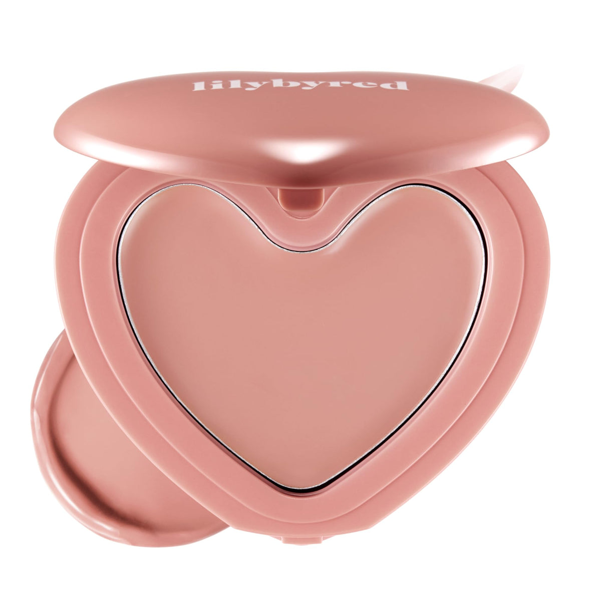lilybyred heart-shaped front packaging showing playful compact and shade