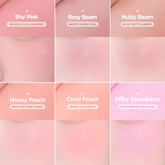 lilybyred open balm with visible heart shape emphasizing charming presentation