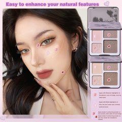 Lilyloria soft nose-shadow brush close-up for precise contour application