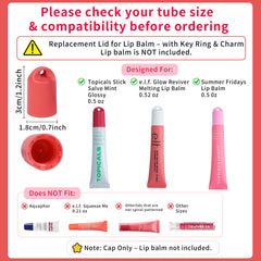 Limpskys close-up of inner plug seal, prevents balm leakage