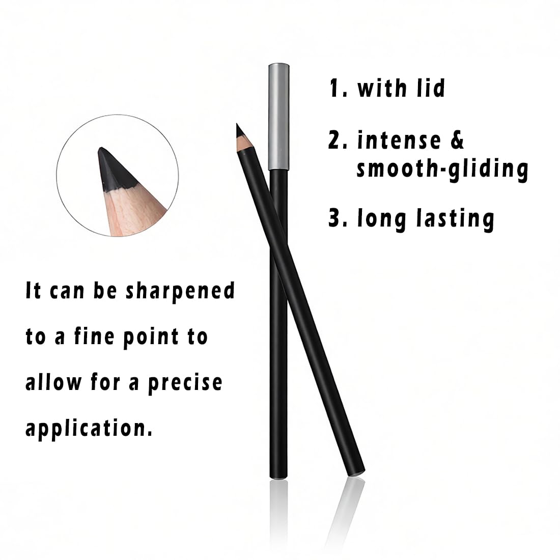 Linble close-up of pencil tip texture showing creamy matte core for smooth glide