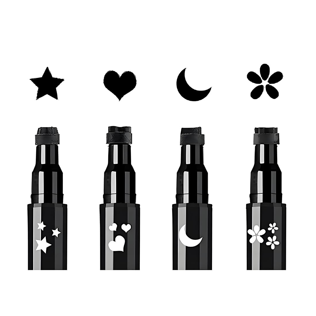 Linble front packaging showing the four boxed dual-ended pens, clear contents benefit