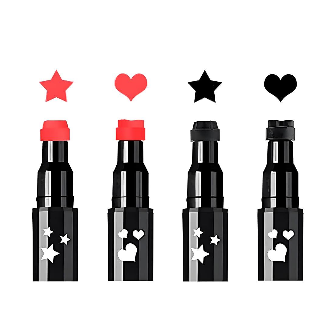 Linble front packaging showing four red and black dual-ended pens, boosts gifting appeal