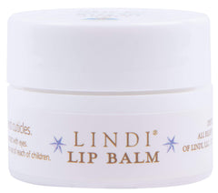 Lindi Skin front view of lip balm stick showing compact design and easy application
