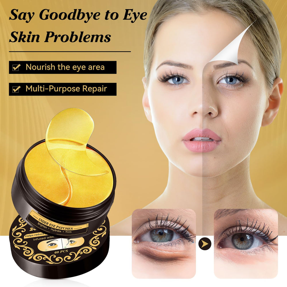 Hand holding a Linduray patch to show size and comfortable fit for under-eye area