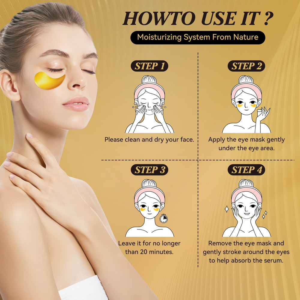 Woman wearing Linduray under eye mask demonstrating cooling comfort during use